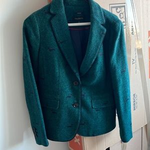 Talbots Aberdeen wool blend skirt suit